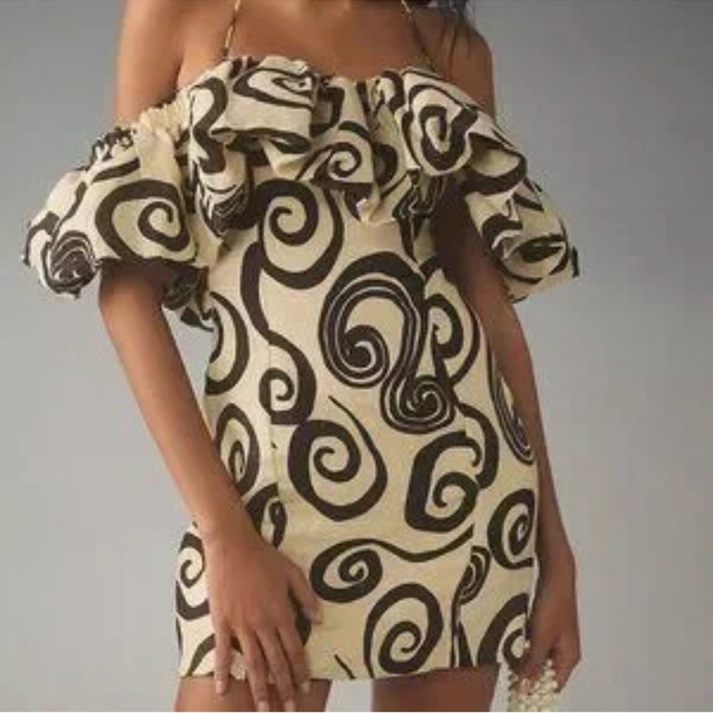 The Wolf Gang 'Mirador' Linen Mini Dress NWT SIZE M (runs small)